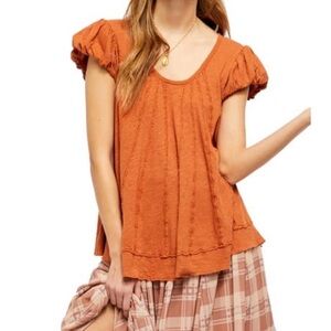 Free People we the Free Lion’s Mane Color Scoop Neck  Size S